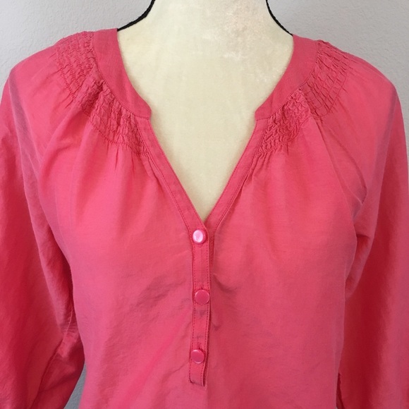 Ann Taylor Factory Light Weight Silk Blend Shirt - Picture 2 of 5